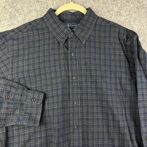 Ralph Lauren Shirt Mens XL Tartan Plaid Classic Fit Cotton Preppy Button Down